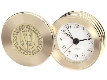 Rodeo Clock Petit W/ Alarm Gold Or Silver