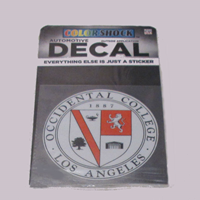 Decal Occidental College Seal 3.5" Color Shock