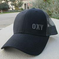 Black Oxy Trucker Hat