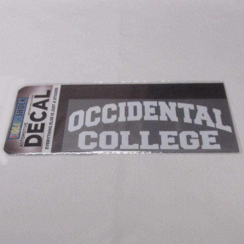 Decal Occidental Arched Over College White Block (SKU 1165277945)