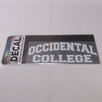 Decal Occidental Arched Over College White Block