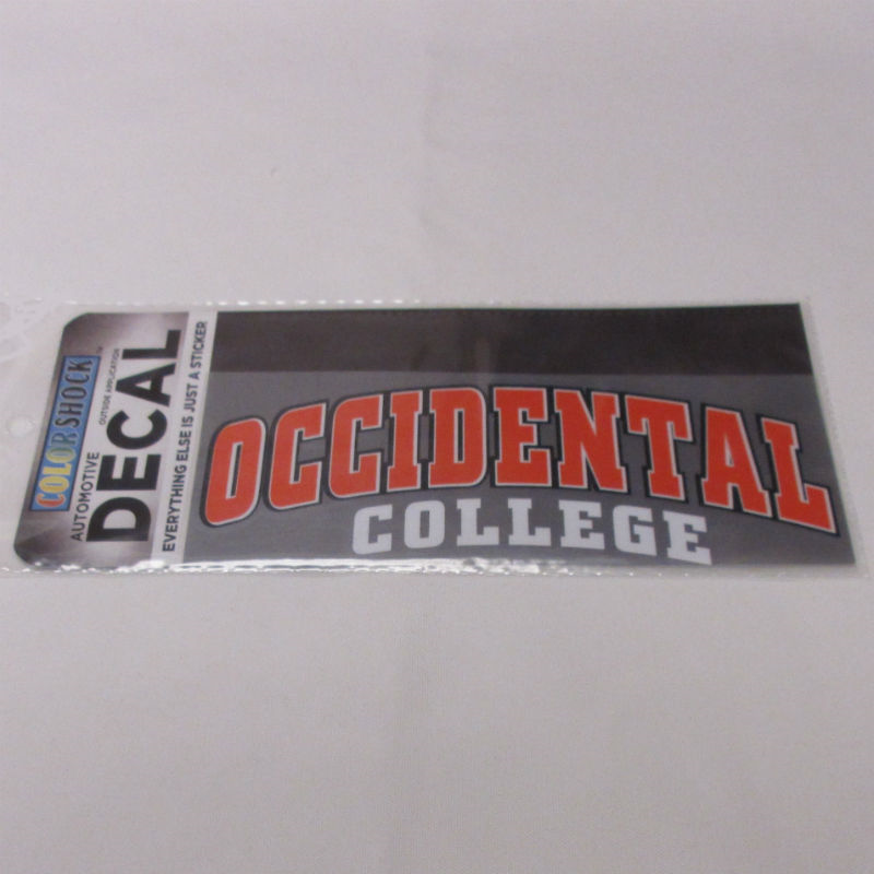 Decal Occidental College Color Shock (SKU 1178261245)