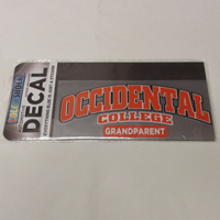 Decal Grandparent Occidental College Color Shock