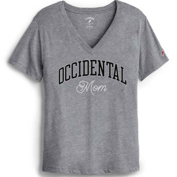 Mom V-Neck T-Shirt Occidental Grey (SKU 1180222820)