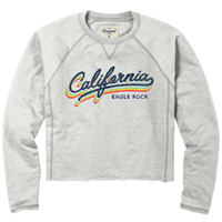 Ladies Crop Sweatshirt California Eagle Rock