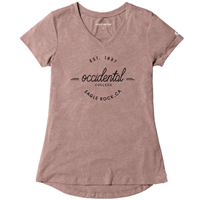 Ladies V-Neck Tee Oc Eagle Rock Ca