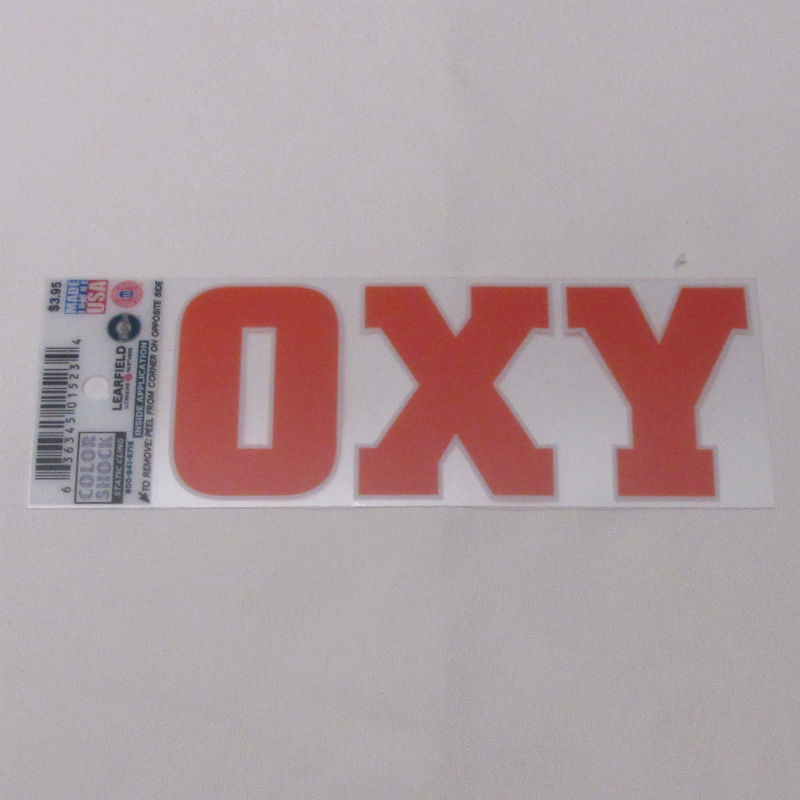 Sticker Oxy Static Cling Inside Application (SKU 1182623145)