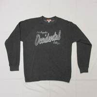 Sweatshirt Crew Retro Raglan La Oc Charcoal