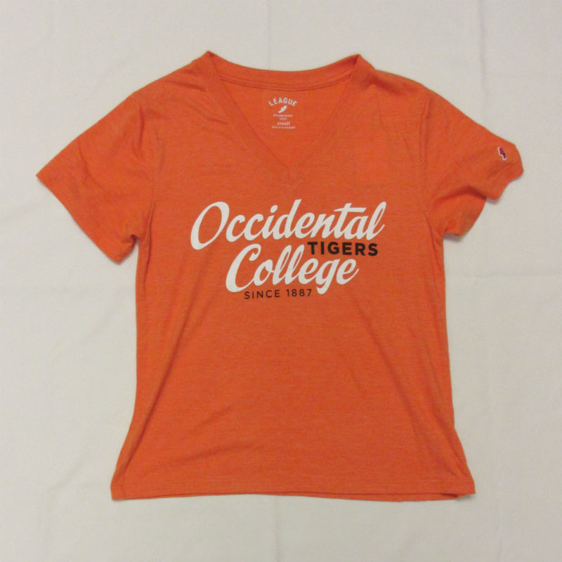 T-Shirt Intramural Boyfriend V Tee Oc Tigers Since 1887 Heather Orange (SKU 1183650620)