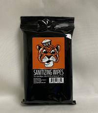 Sanitizing Wipes Oswald Tiger Head