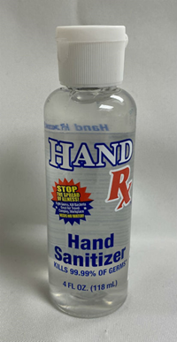 Hand Sanitizer Hand Rx 4Oz