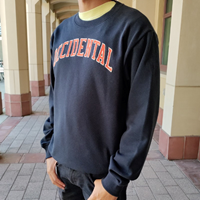 SWEATSHIRT CREW OCCIDENTAL APPLIQUE