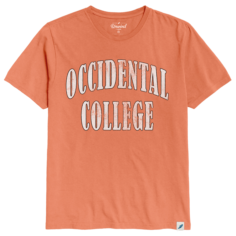 T-Shirt Mens Distressed Occidental College Bubble Print (SKU 1186813220)