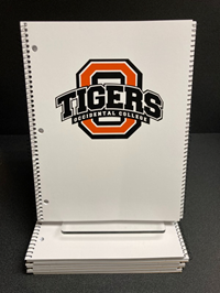 Spiral Notebook Tigers Imprint