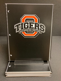 SPIRAL NOTEBOOK TIGERS IMPRINT